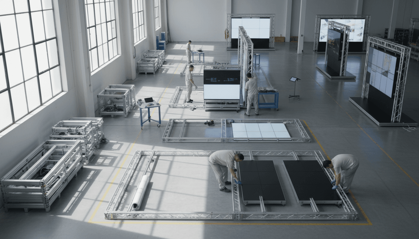 Scaffolding delivery and setup by professional team in Tampa